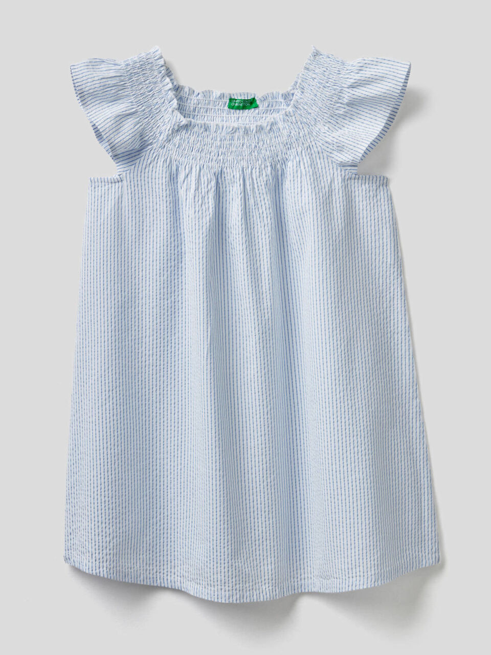 Robe évasée à rayures image number 1