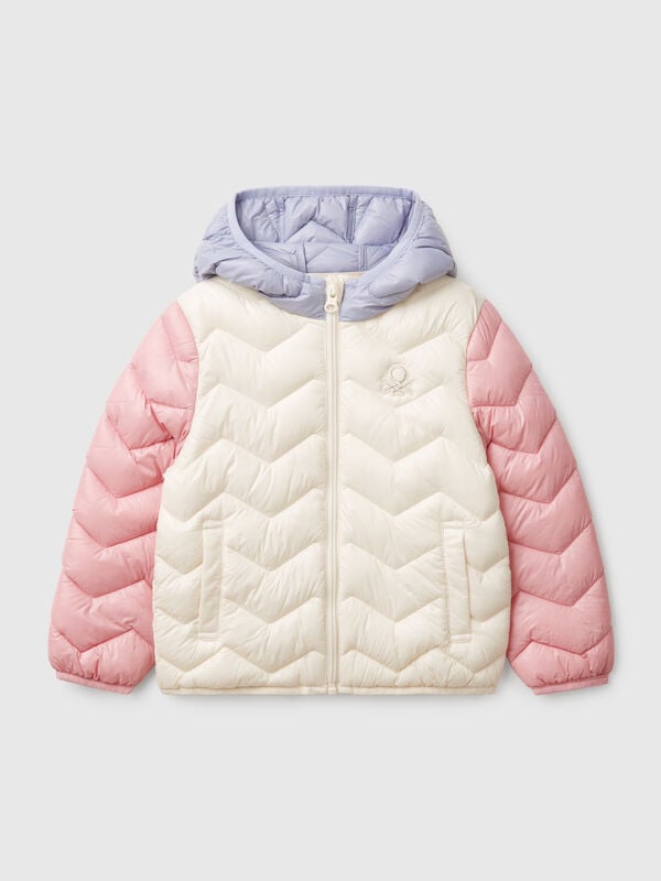 Veste matelassée avec capuche Filles