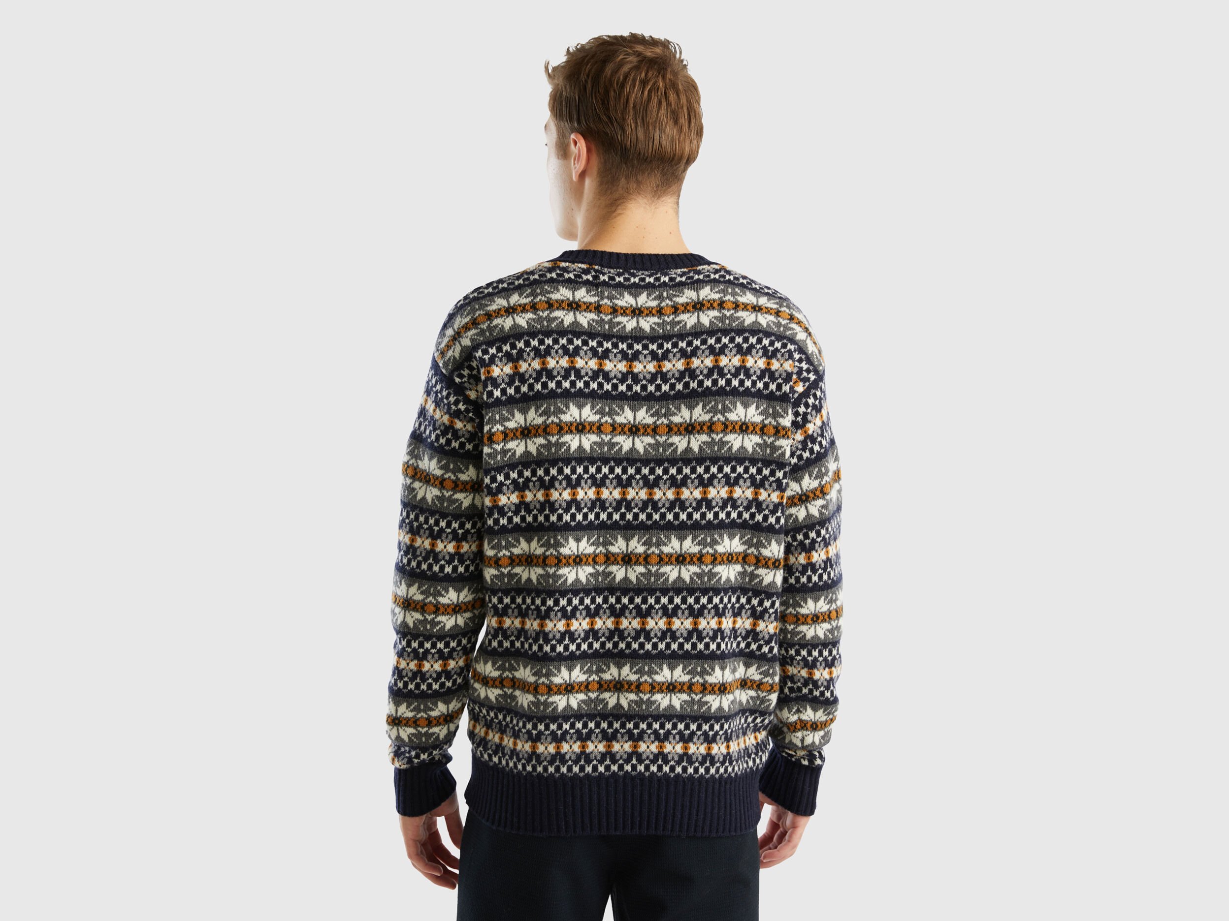 Pull shetland deals jacquard