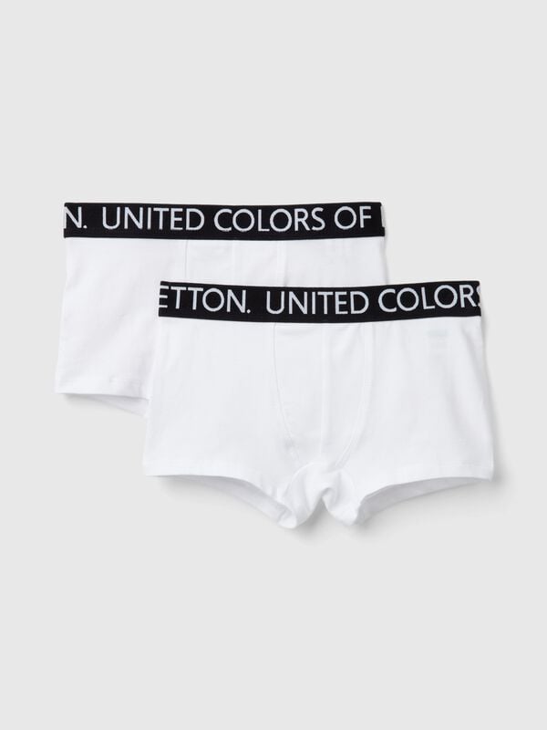 Deux caleçons avec élastique logotypé Garçon