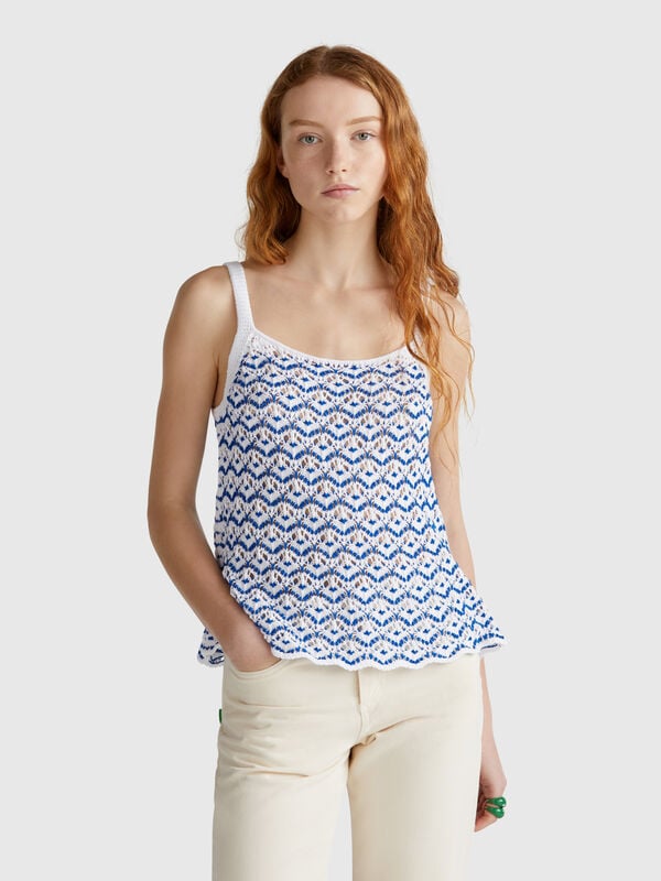 Débardeur en crochet Femme