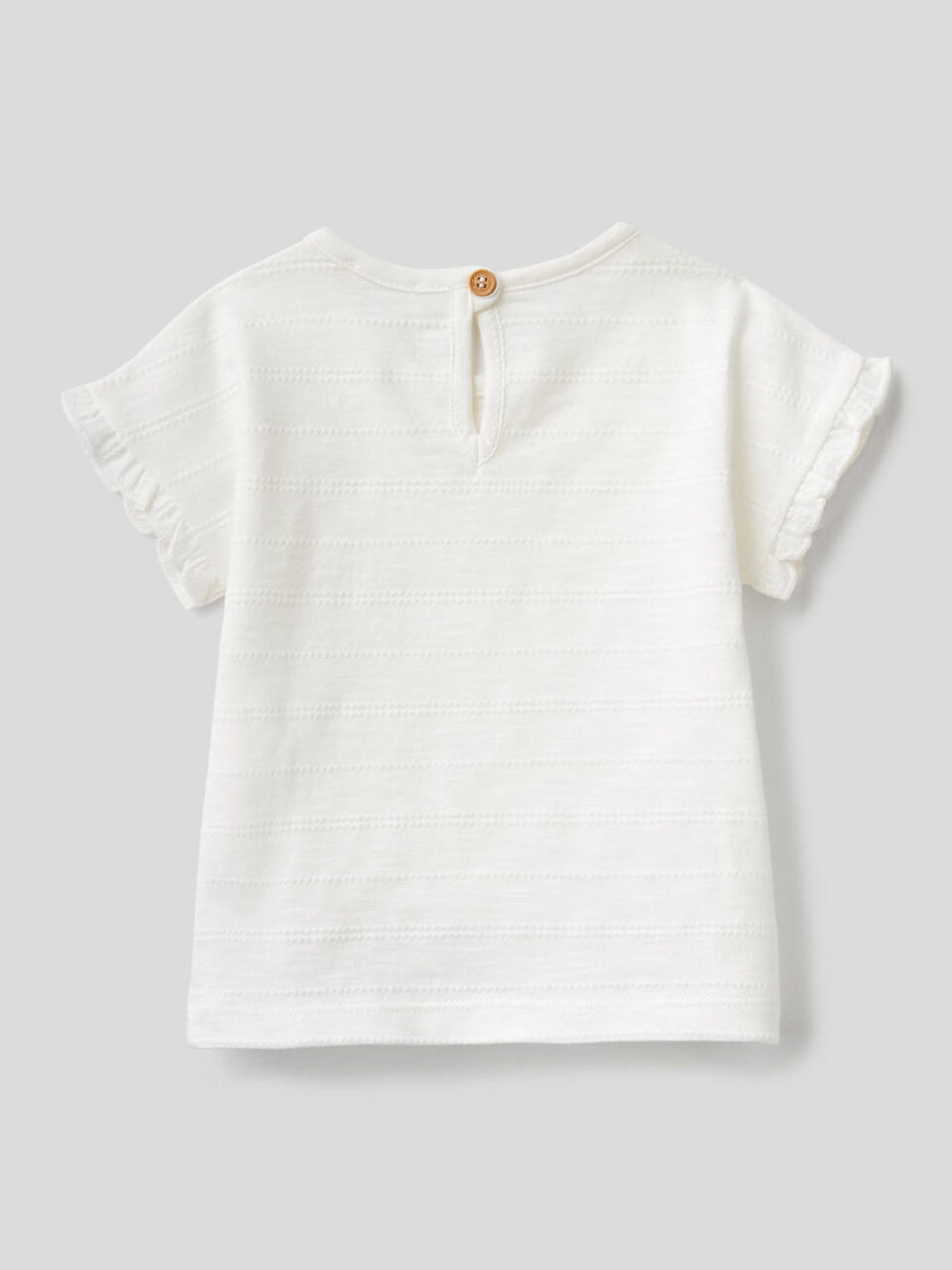 T-shirt en pur coton avec ruches image number 2