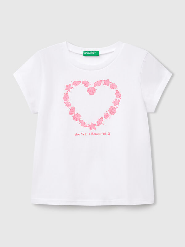 T-shirt à imprimé fluo Filles