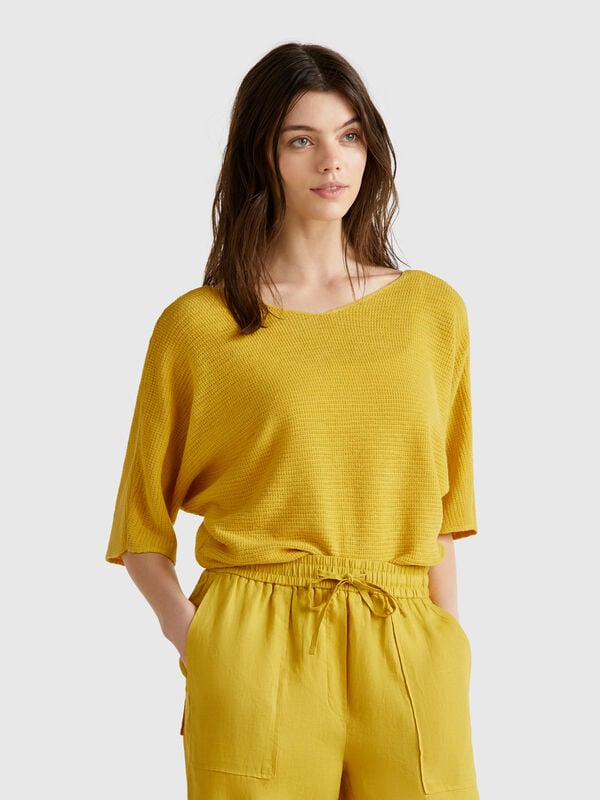 Pull court réversible Femme