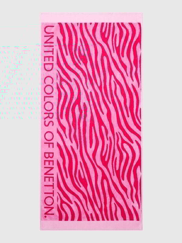 Serviette de plage imprimé animalier Garçon