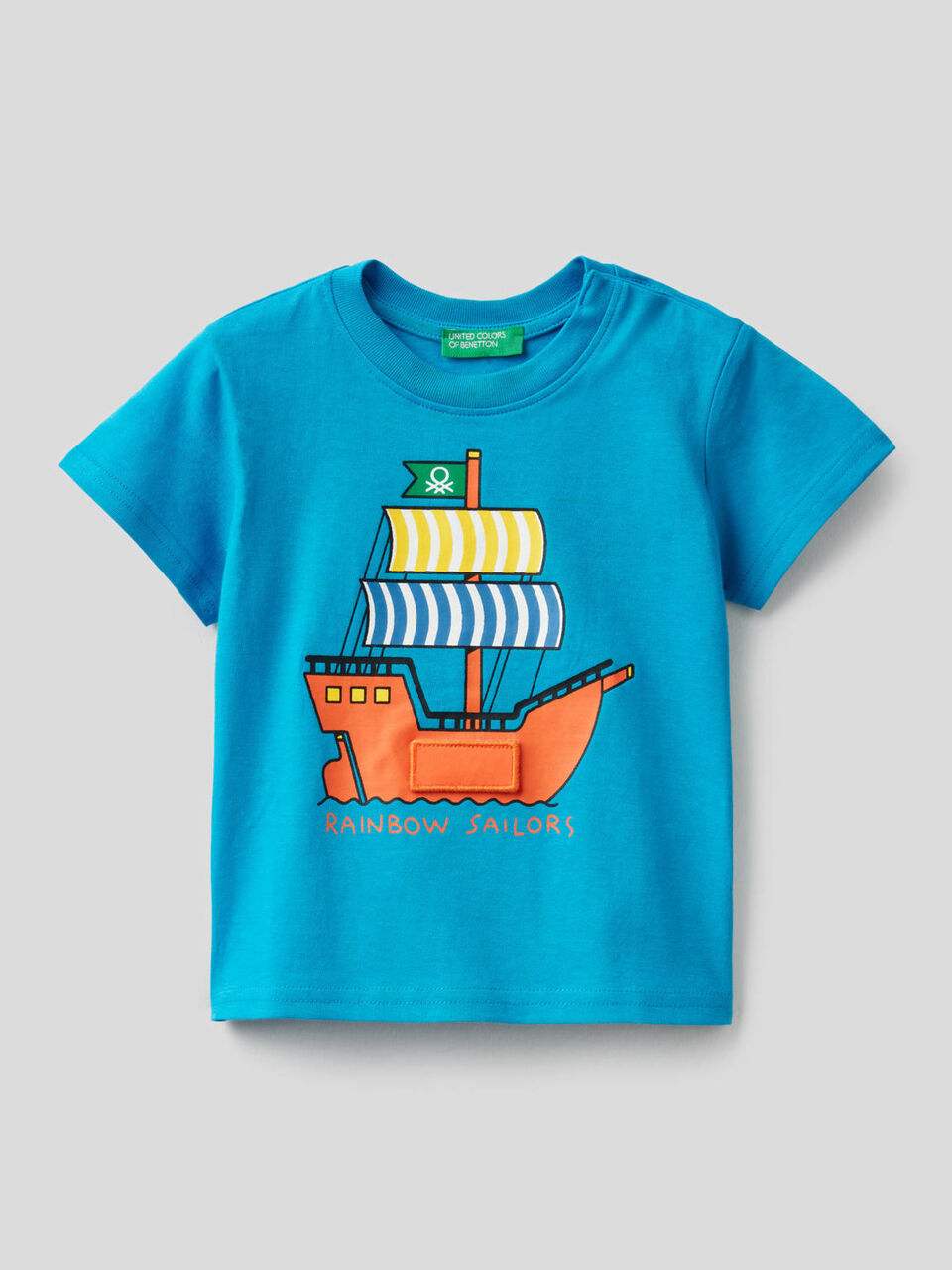 T-shirt en coton avec imprimé image number 1