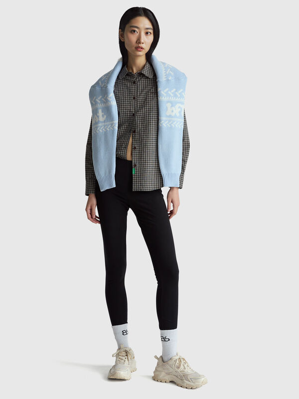 Chemise à carreaux 100% coton Femme