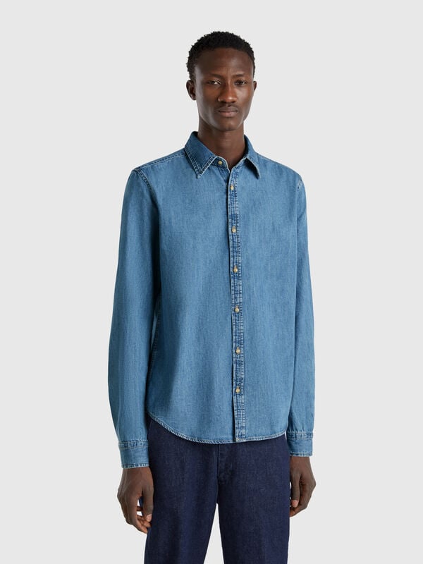 Chemise en jean 100% coton Homme