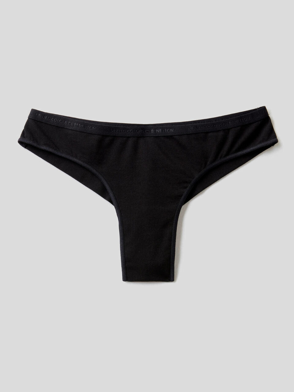 Slip brésilien en coton stretch uni image number 1