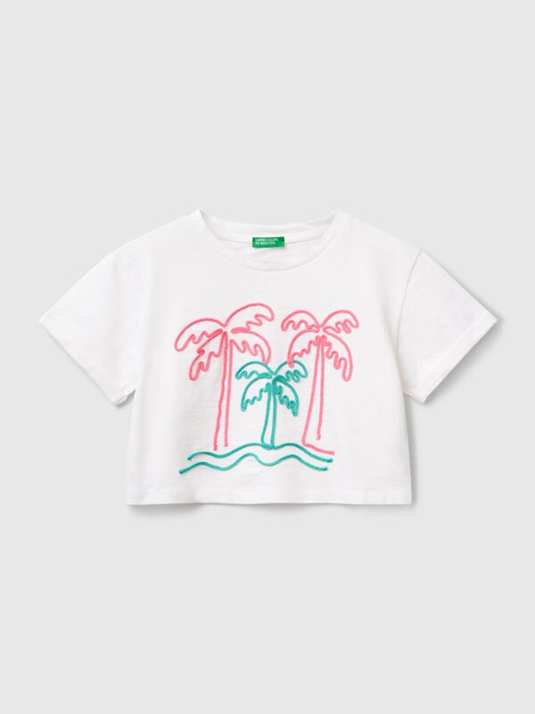T-shirt avec broderie Filles