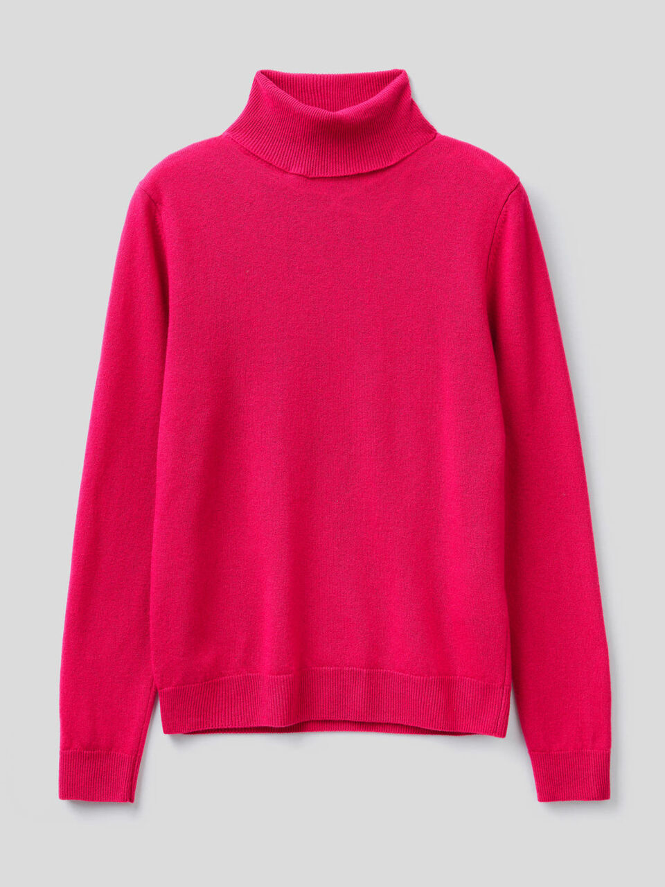 Pull chaud col roulé en pure laine vierge image number 1