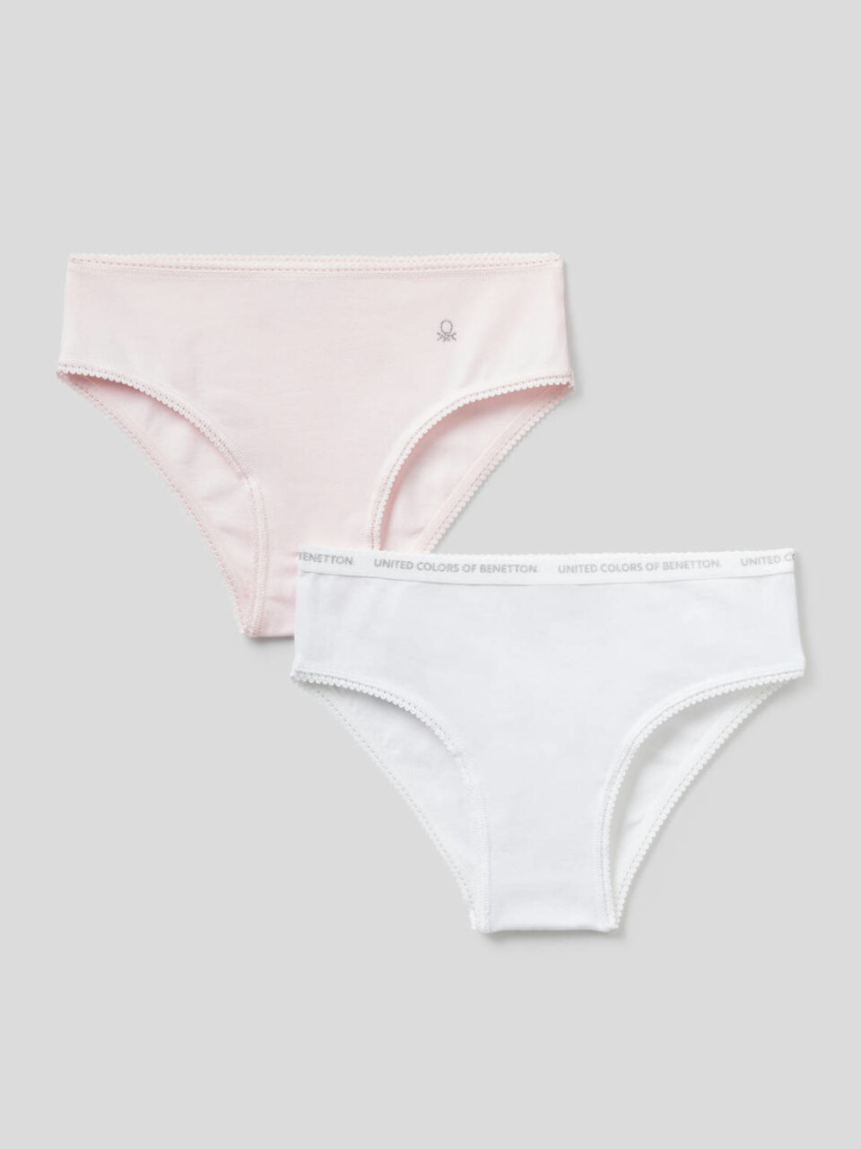 Deux slips en coton stretch image number 1