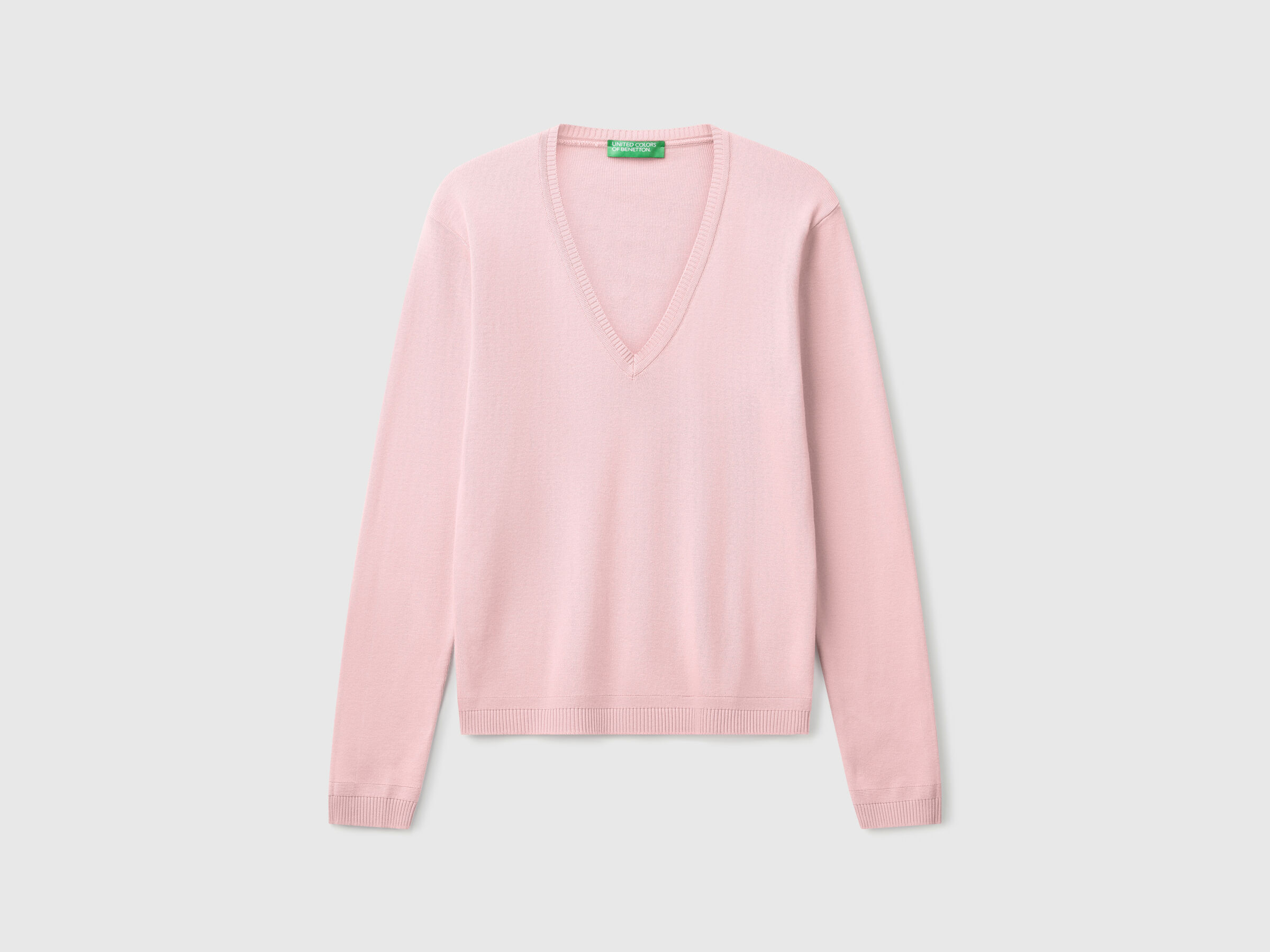 V NECK SWEATER L/S Femme image number 3
