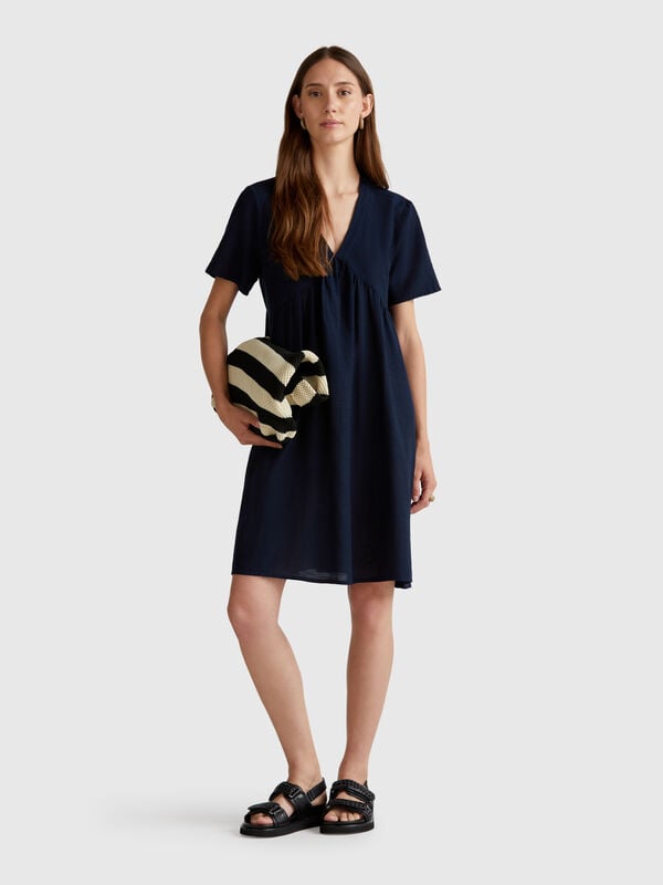 Robe courte ample Femme