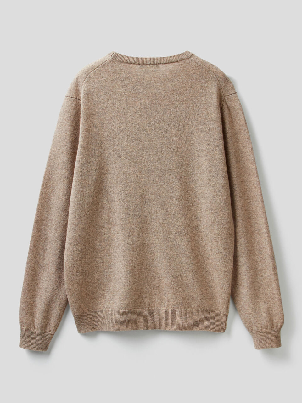 Pull col rond en pure laine vierge image number 2