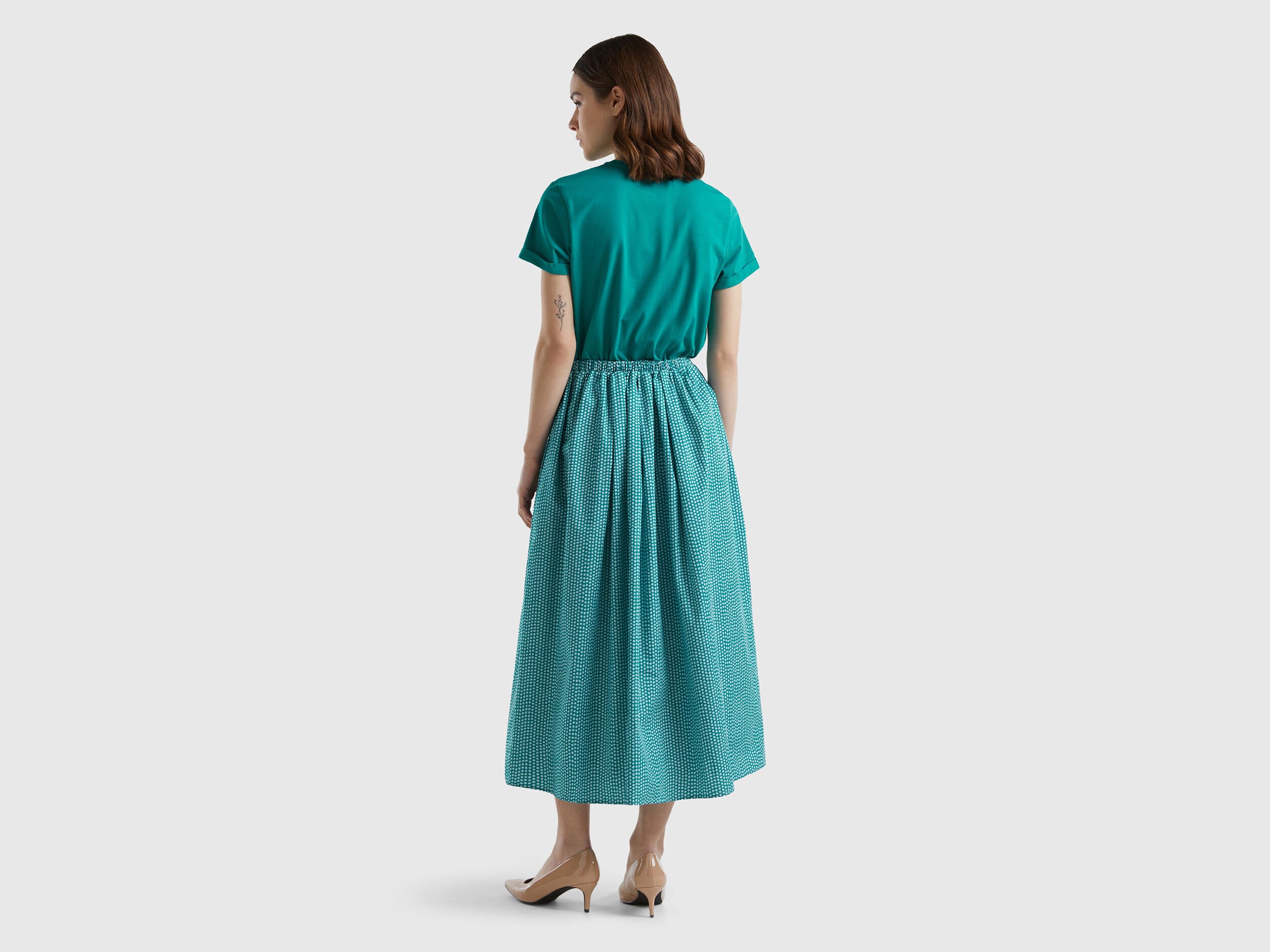 Jupe sale longue benetton