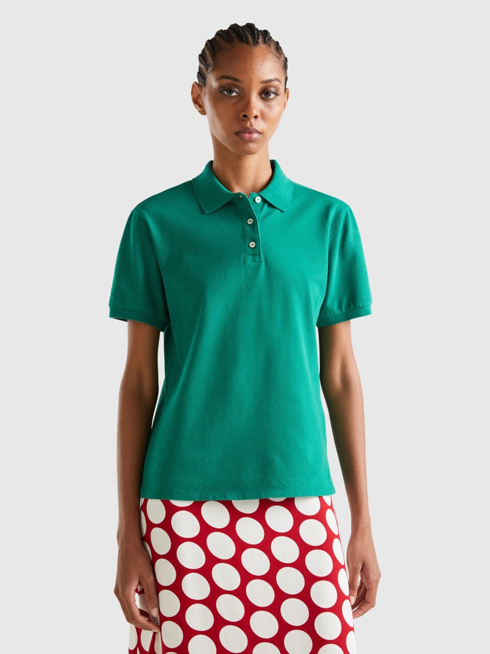 Polos Femme Nouvelle Collection 2024 Benetton