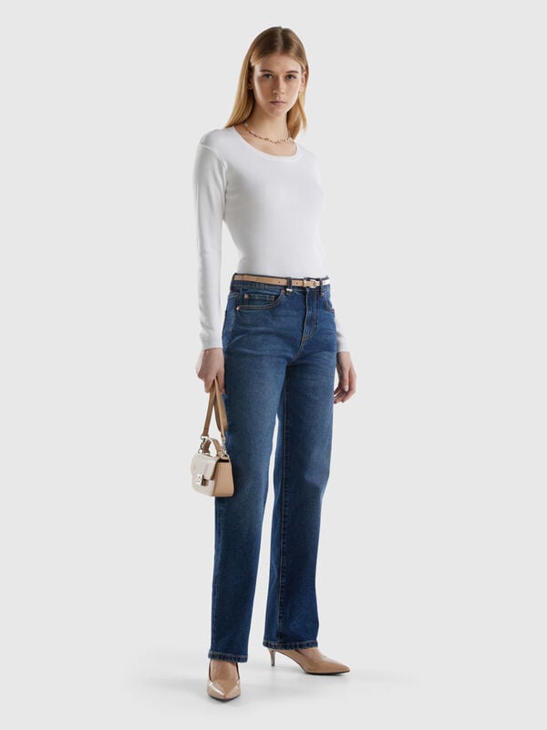 Jeans droit Femme