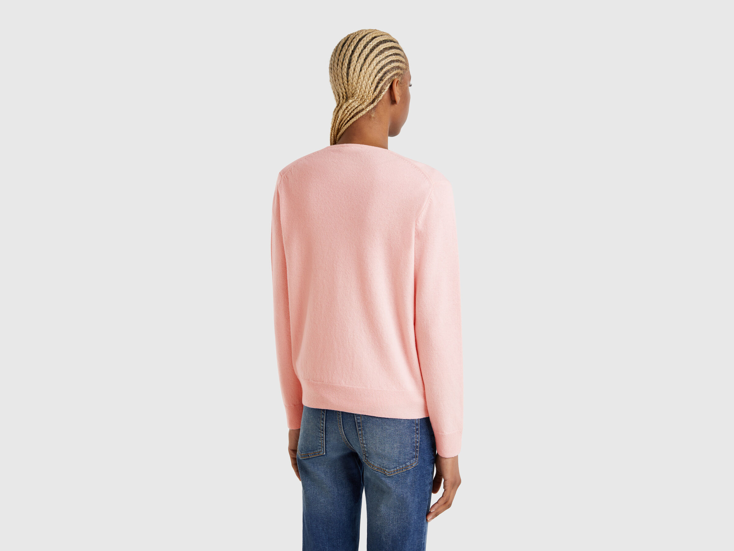 V NECK SWEATER L/S Femme image number 1