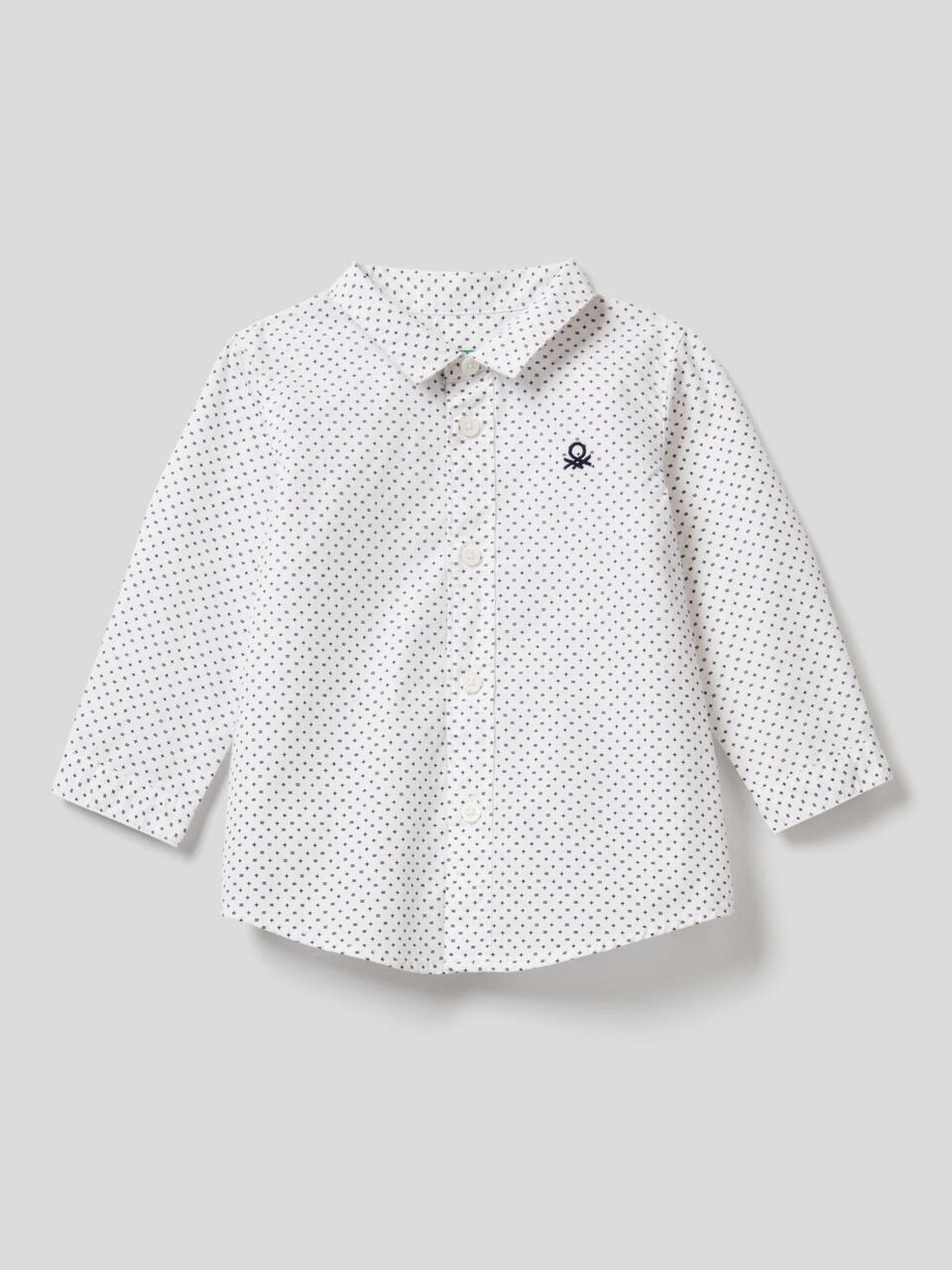 Chemise 100% coton avec petits motifs image number 1
