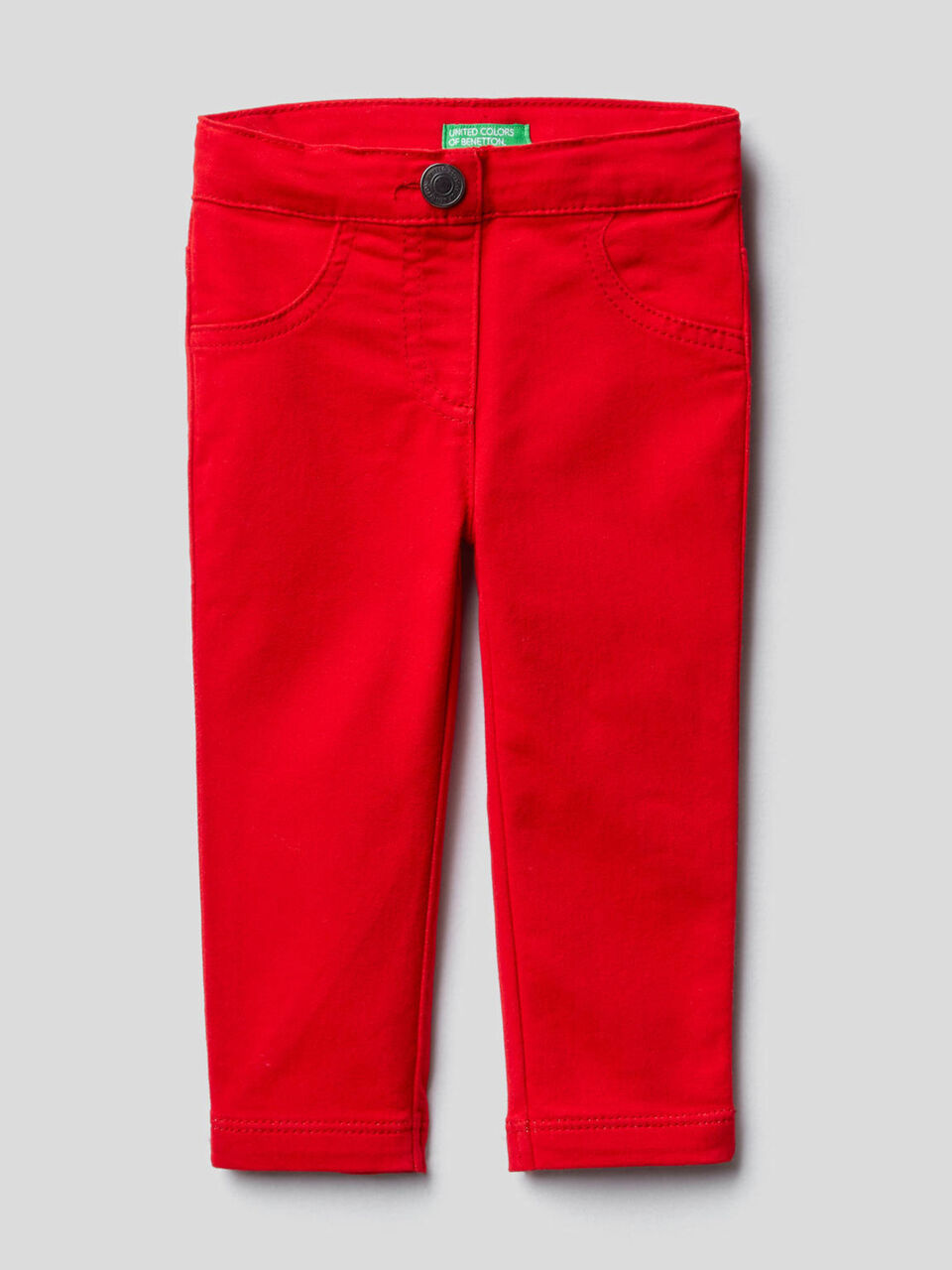 Pantalon en coton mélangé stretch image number 1