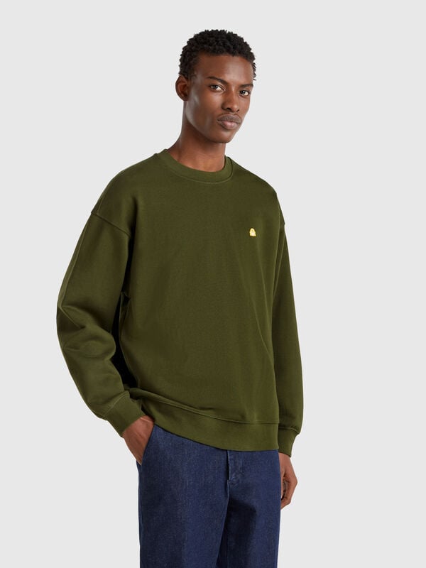 Sweat avec patch logo Homme