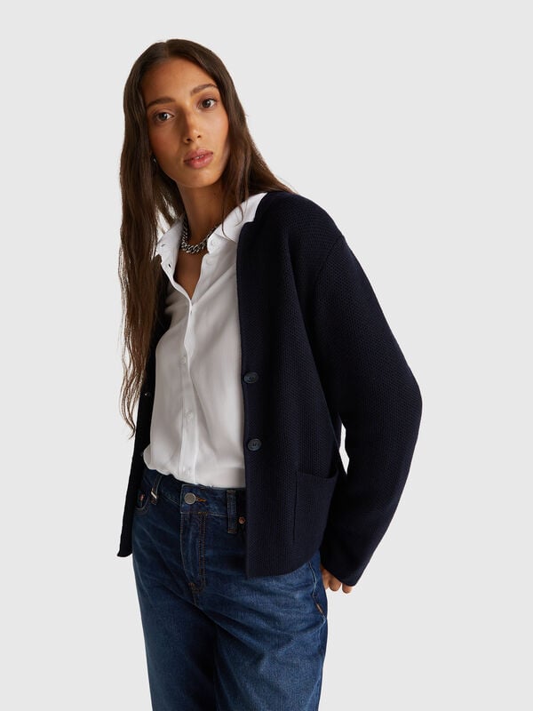 Cape en mélange de cachemire Femme