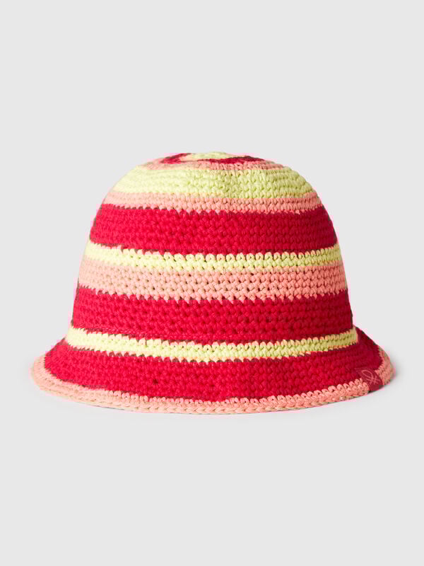 Chapeau style seau au crochet Filles