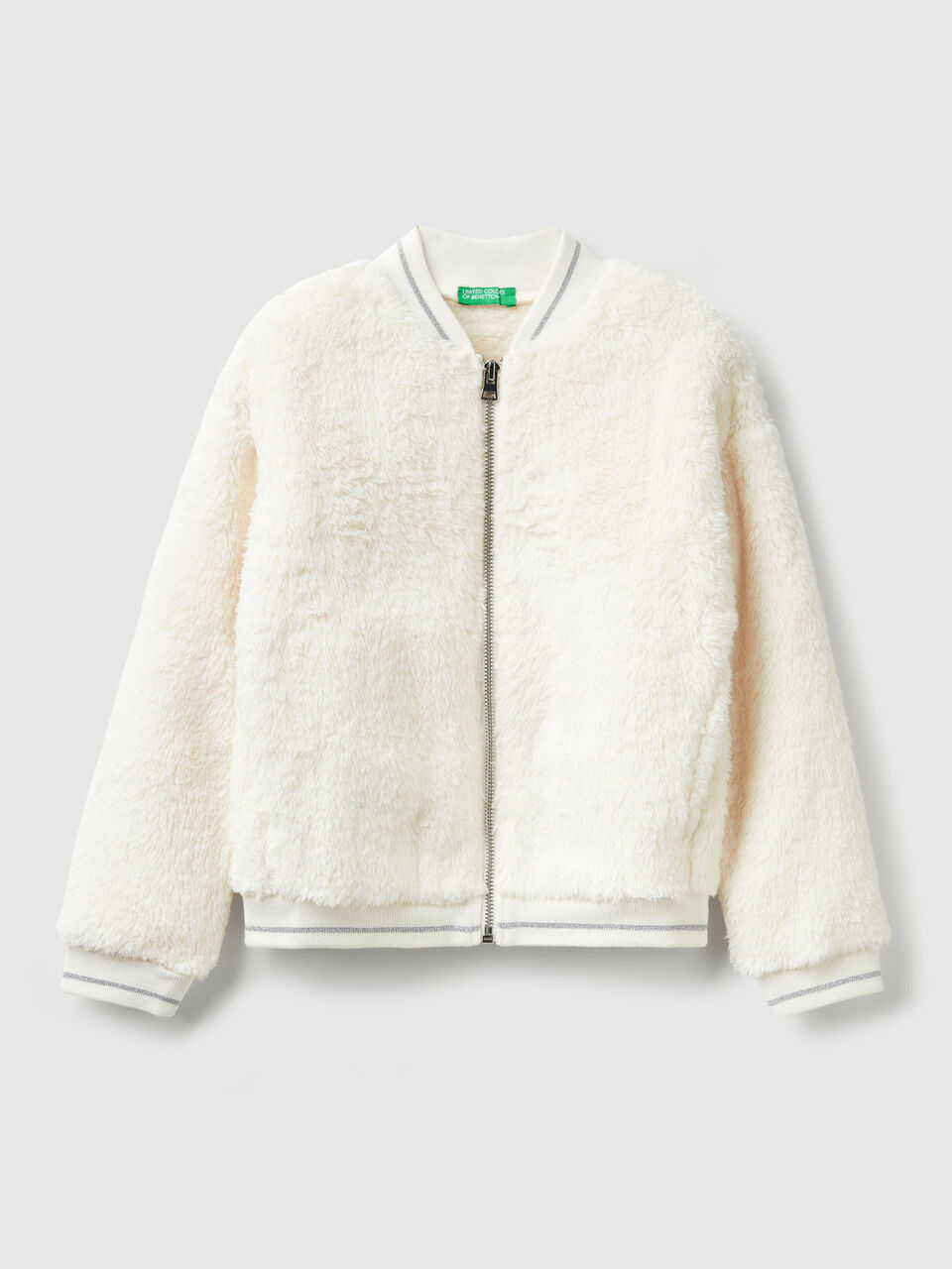 Sweat zippé en polaire peluche image number 1