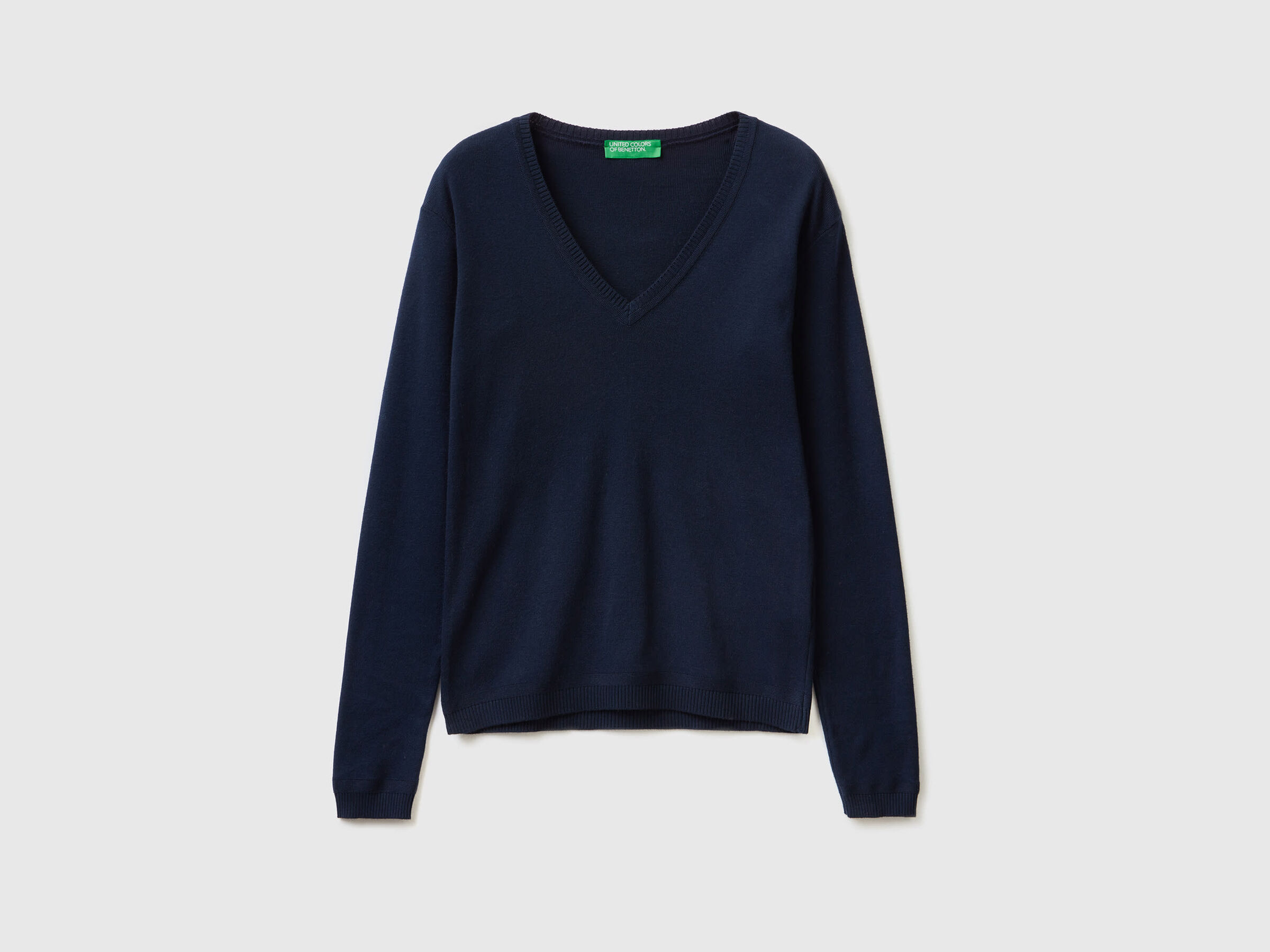 V NECK SWEATER L/S Femme image number 3