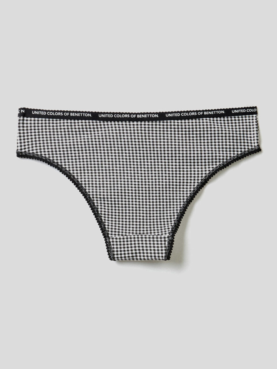 Slip imprimé en coton stretch image number 2