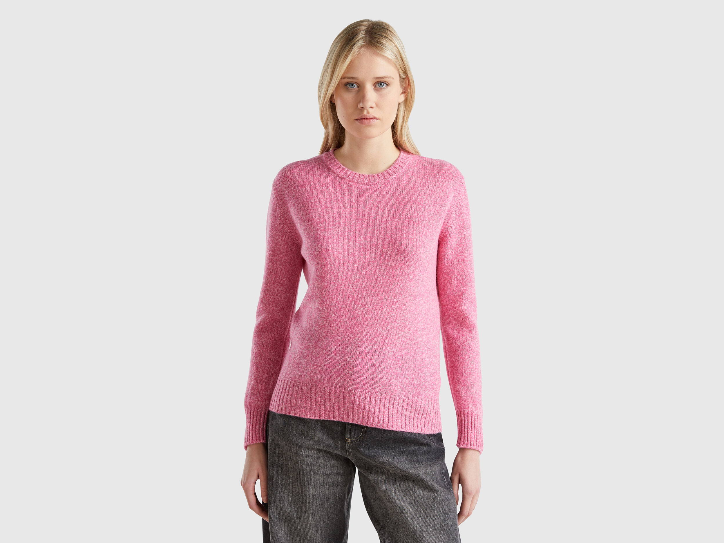 Maille Iconique Laine Shetland Femme 2024 Benetton
