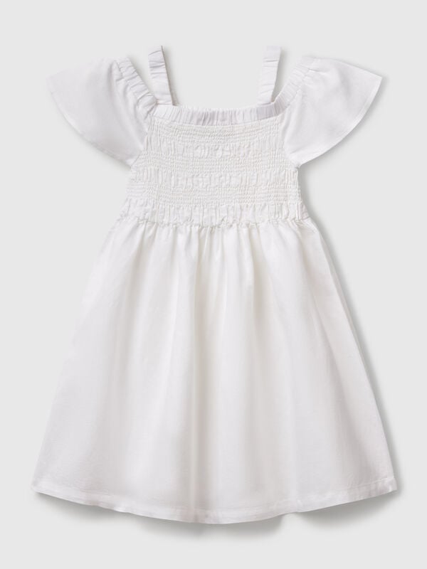 Robe en lin mélangé Filles