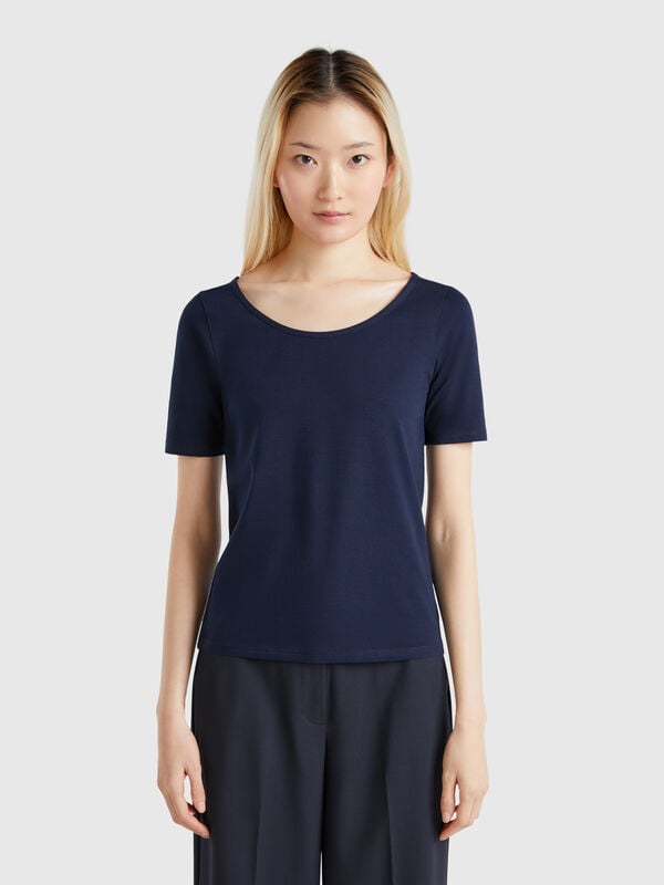 T-shirt coupe slim réversible Femme