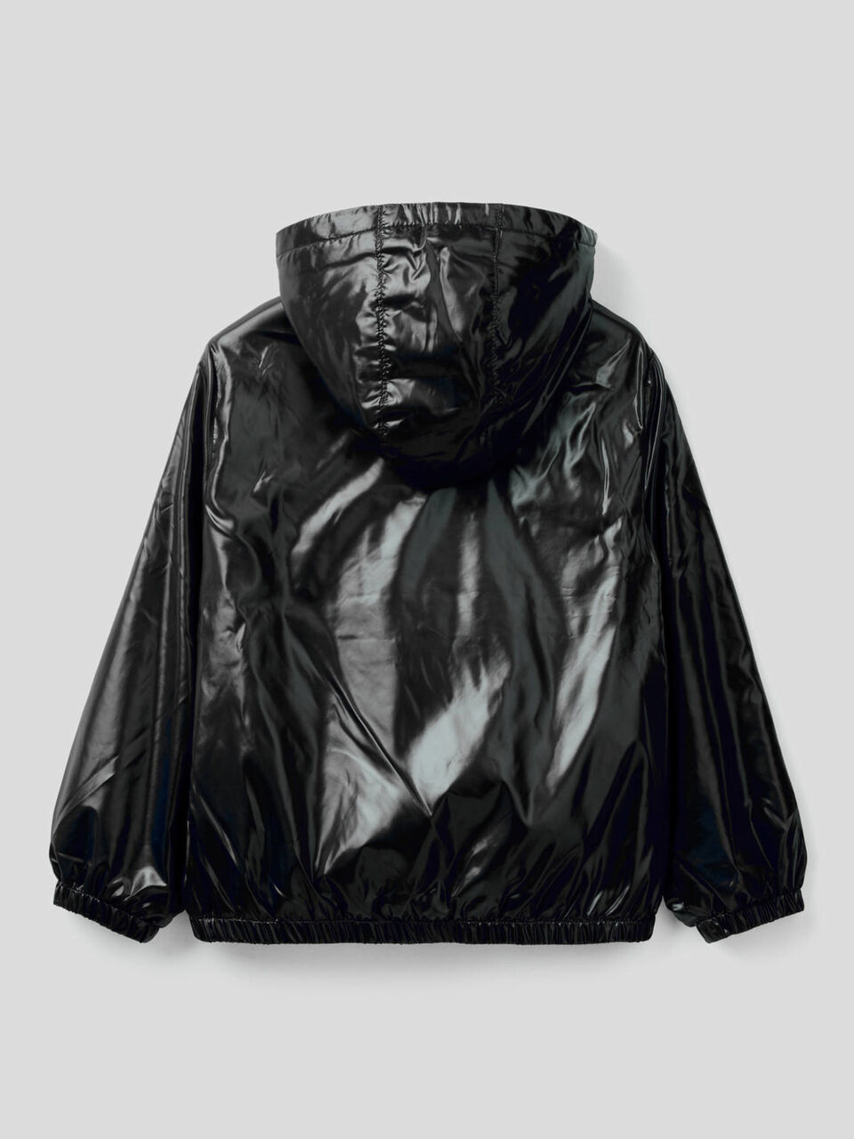 Blouson satiné avec capuche image number 2