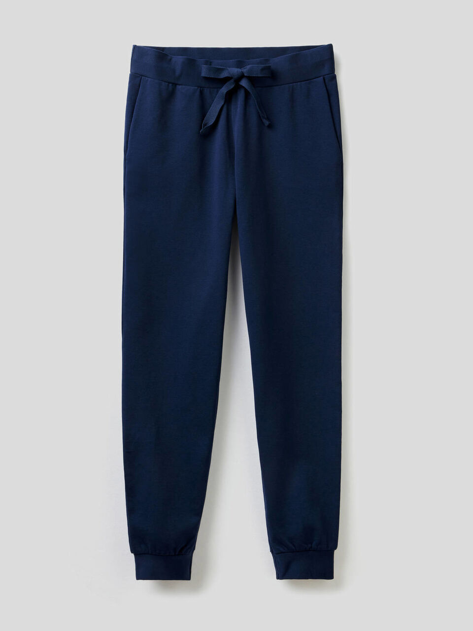 Pantalon en molleton de coton stretch image number 1