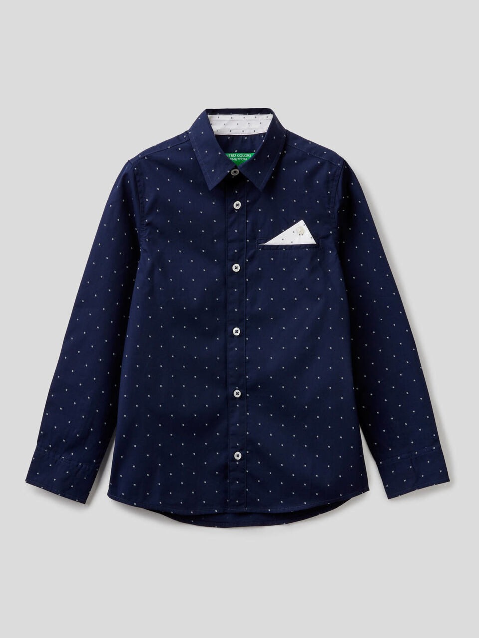 Chemise 100% coton avec petits motifs image number 1