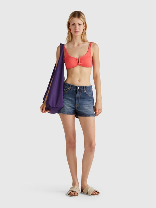 Bermuda en jean Femme
