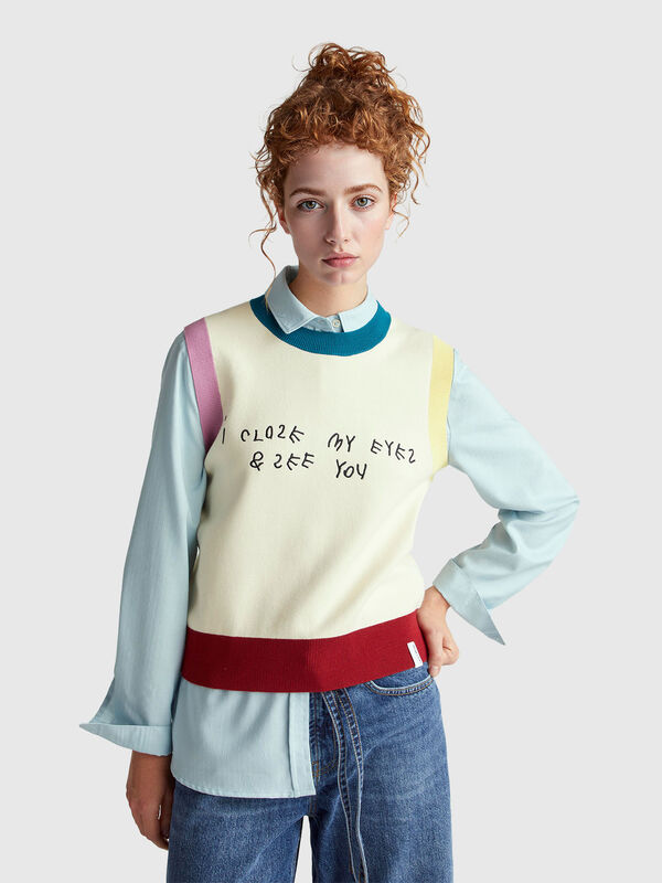 Gilet avec broderie Coco Capitán Femme