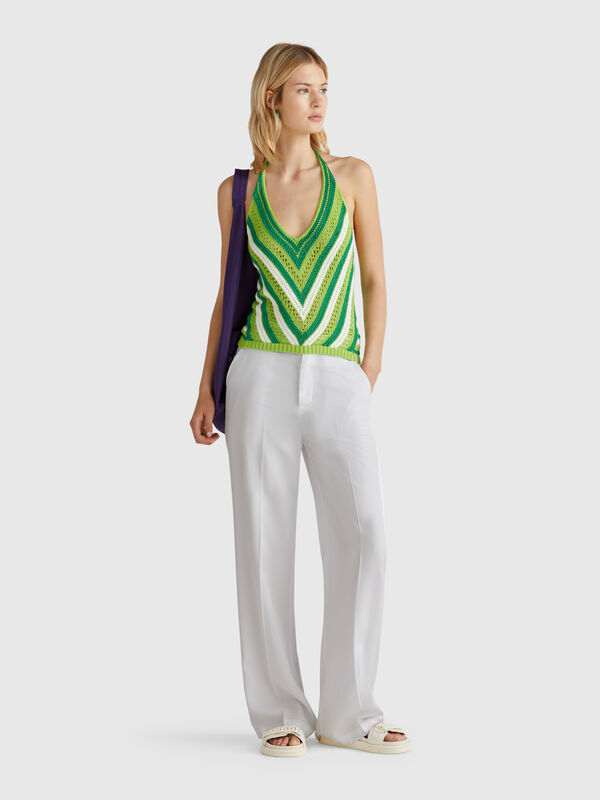 Pantalon pur lyocell Femme