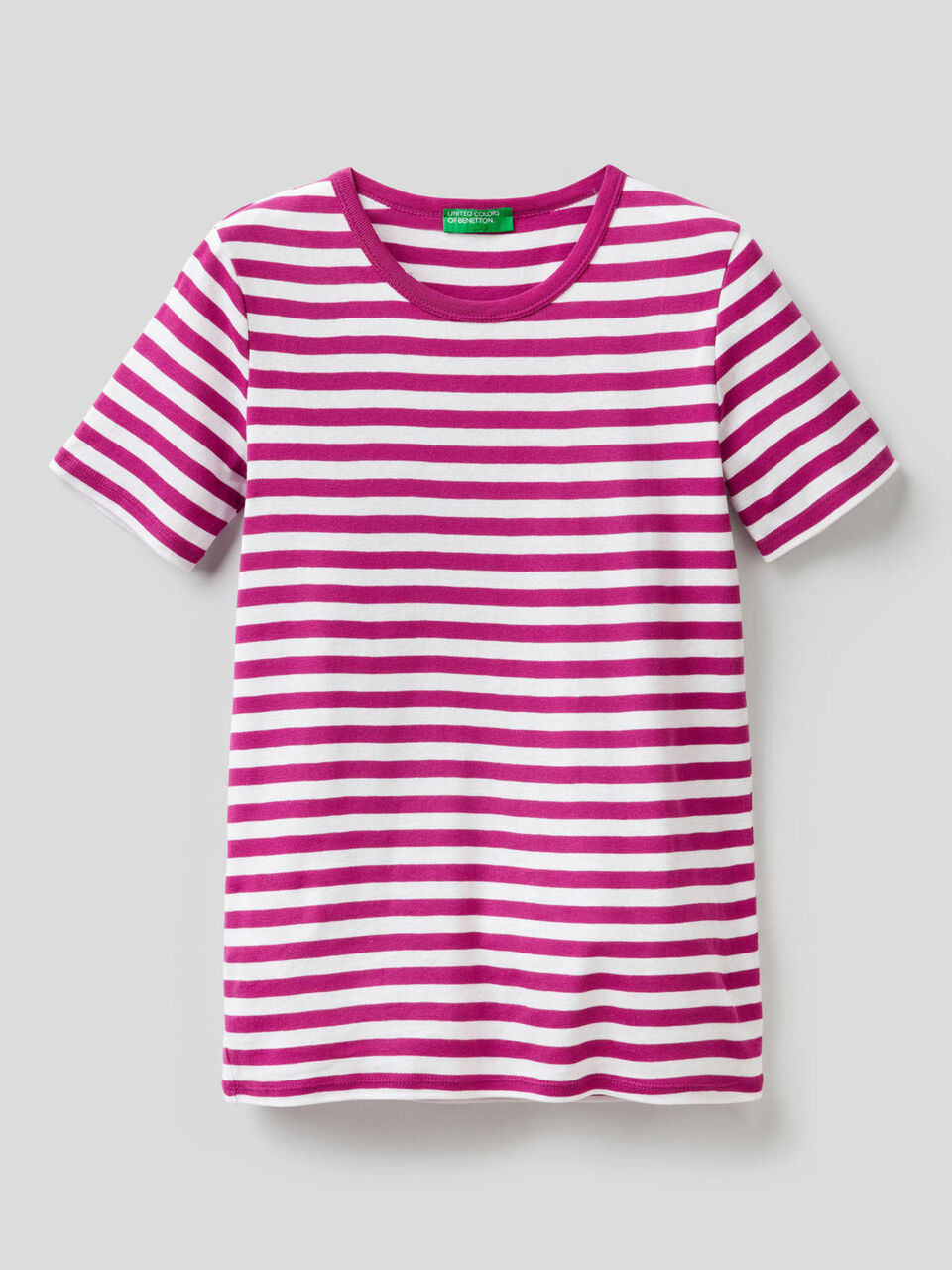 T-shirt col rond à rayures image number null