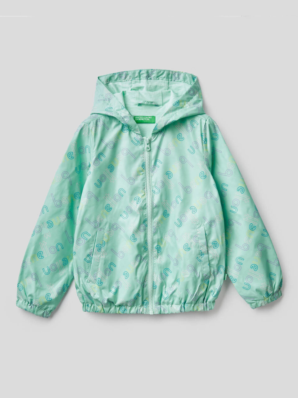 Blouson avec capuche en tissu technique image number 1