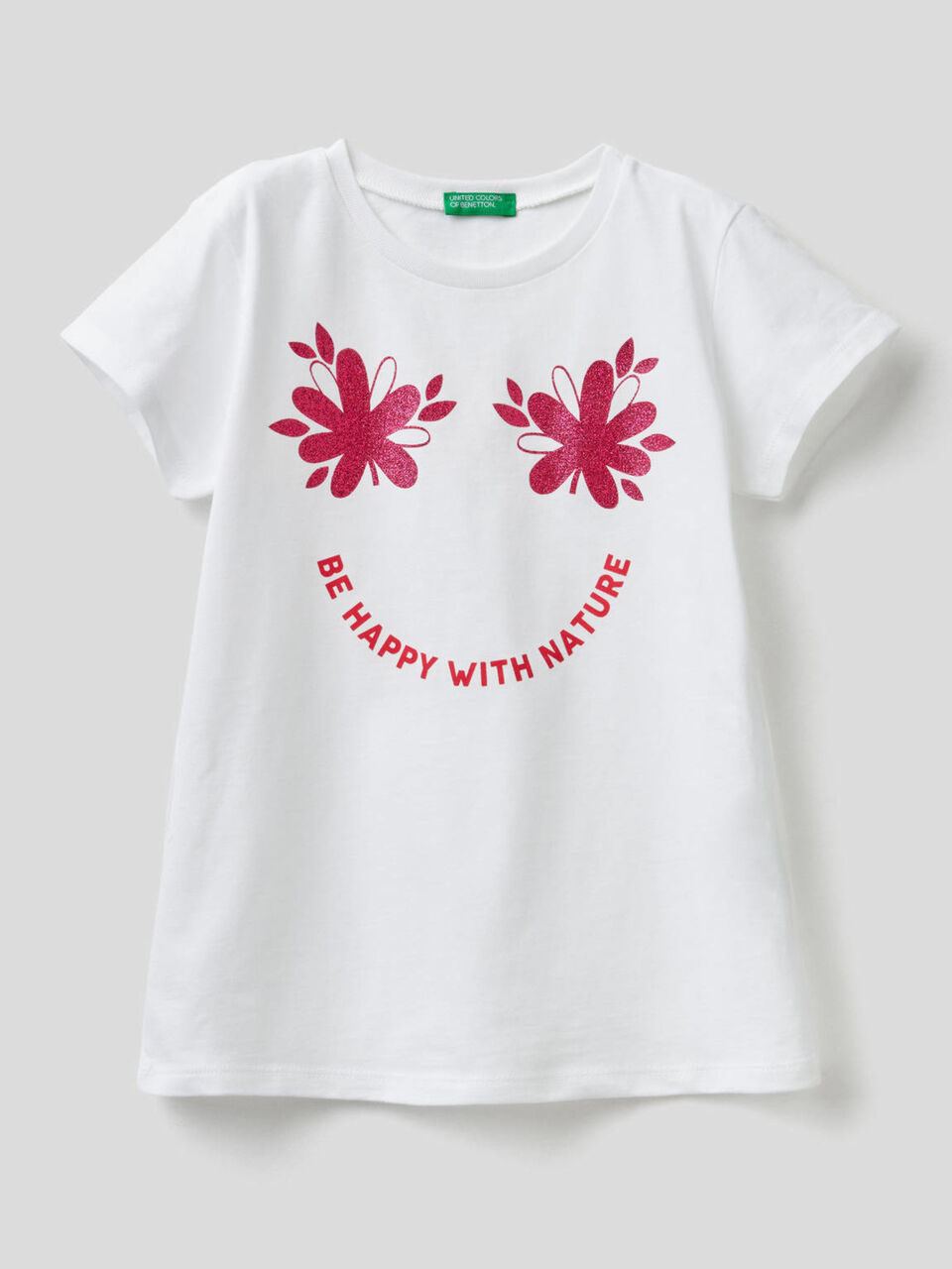 T-shirt avec imprimé pailleté image number 1