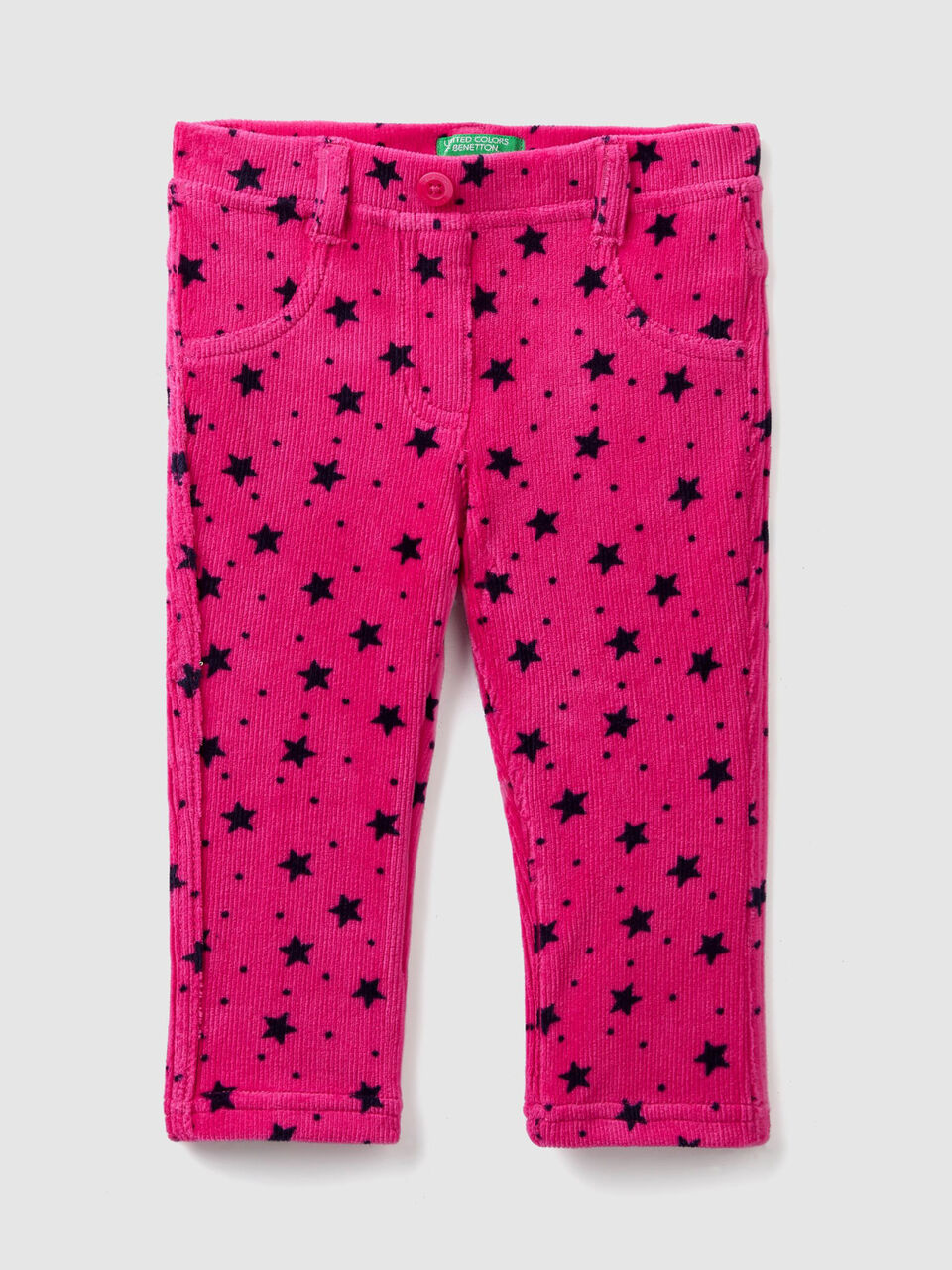 Pantalon imprimé en bord-côte image number 1