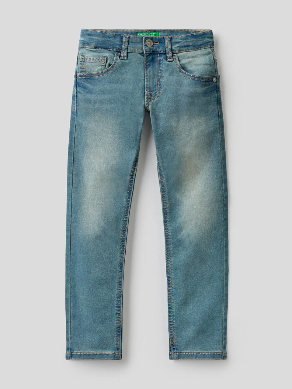 Jeans coupe skinny effet vintage image number 1