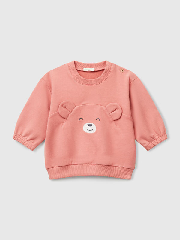Sweat-shirt avec broderie et patch Naissancede