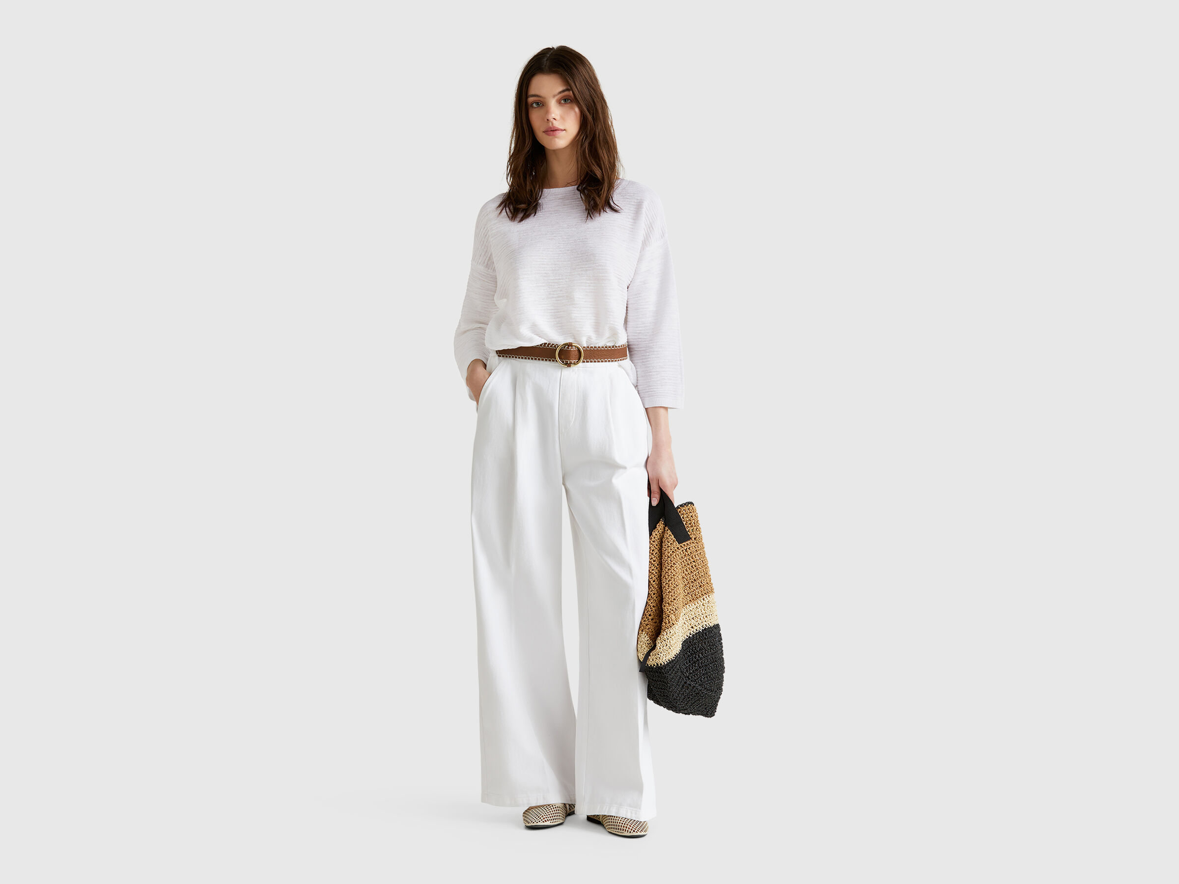 BOAT-NECK SWEAT.L/S Femme image number 2