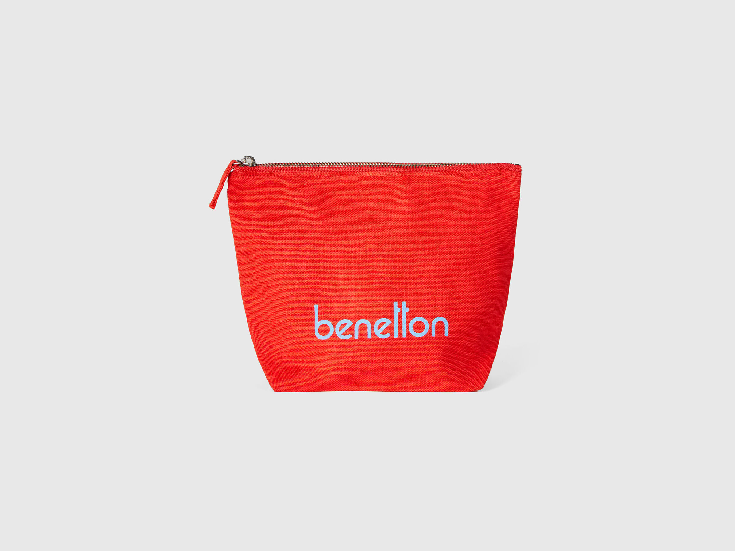 Red clutch in pure cotton image number 0