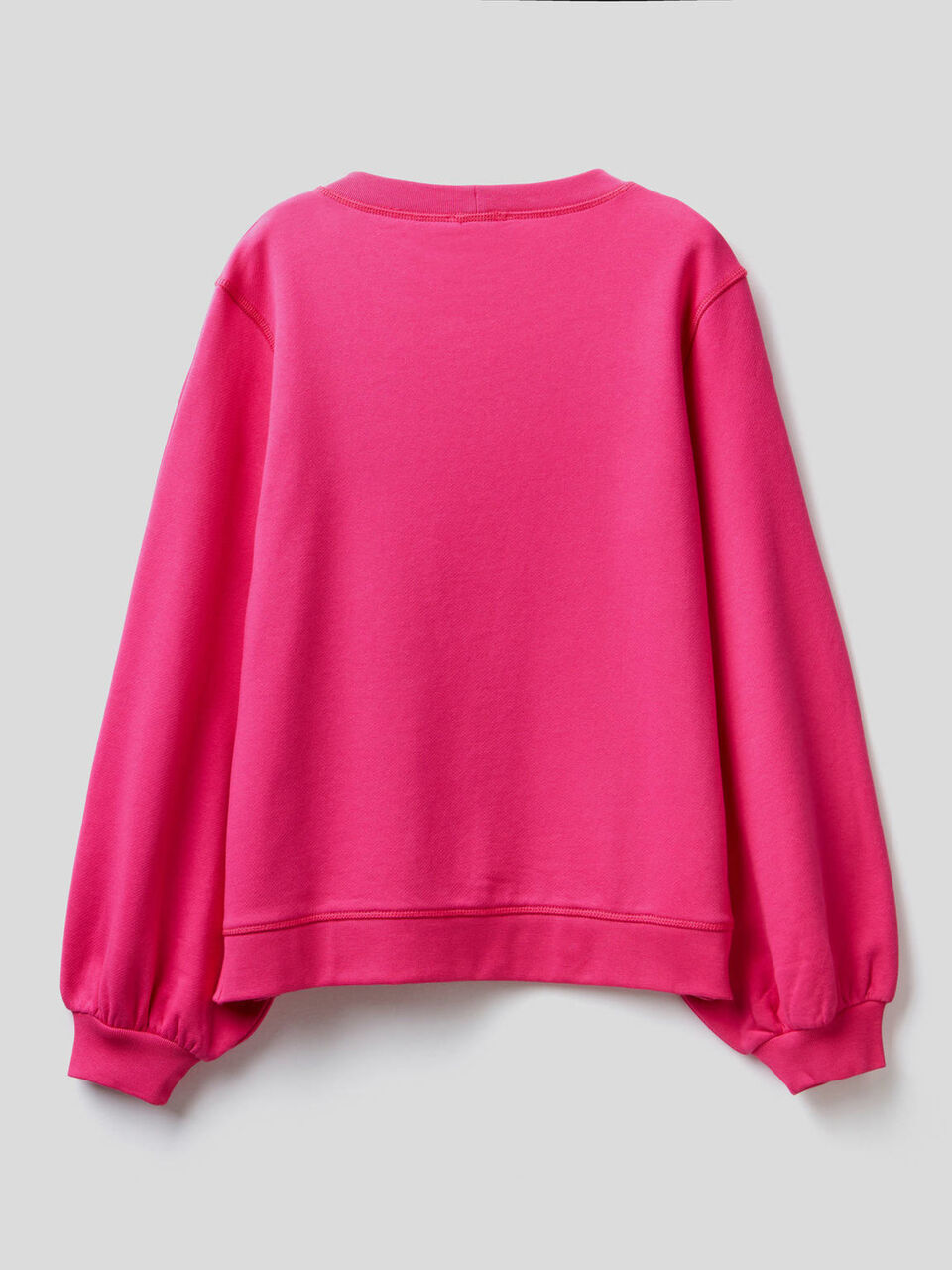 Sweat en coton avec manches bouffantes image number 2