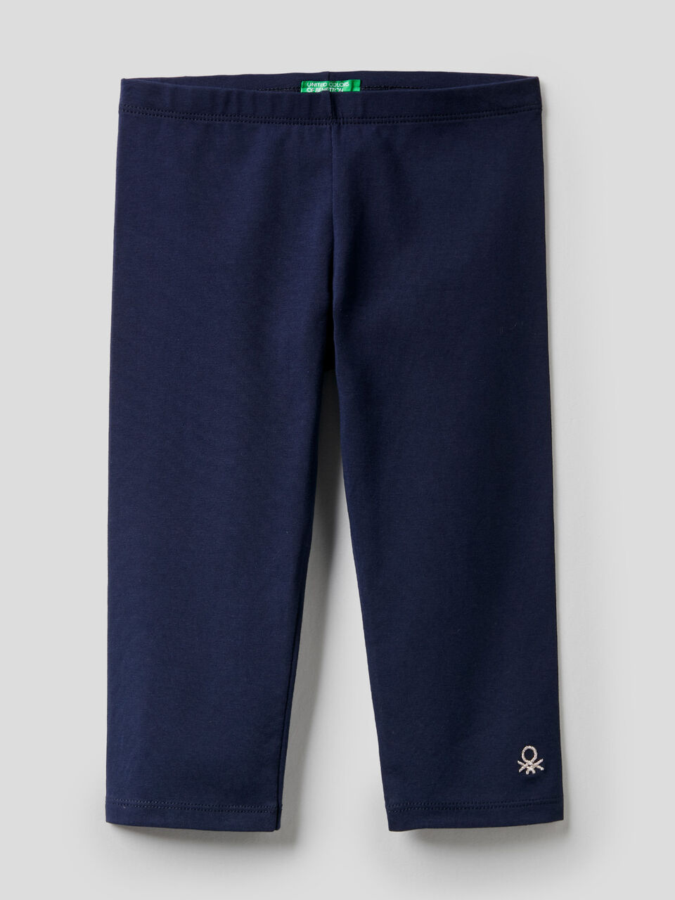 Legging 3/4 en coton stretch image number 1